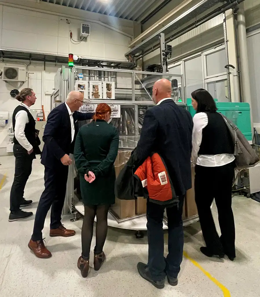 Austausch beim Unternehmertreff